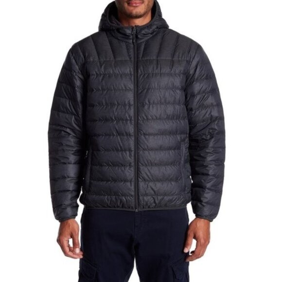 Hawke & Co. Hooded Water Resistant Down Jacket - Picture 2 of 6